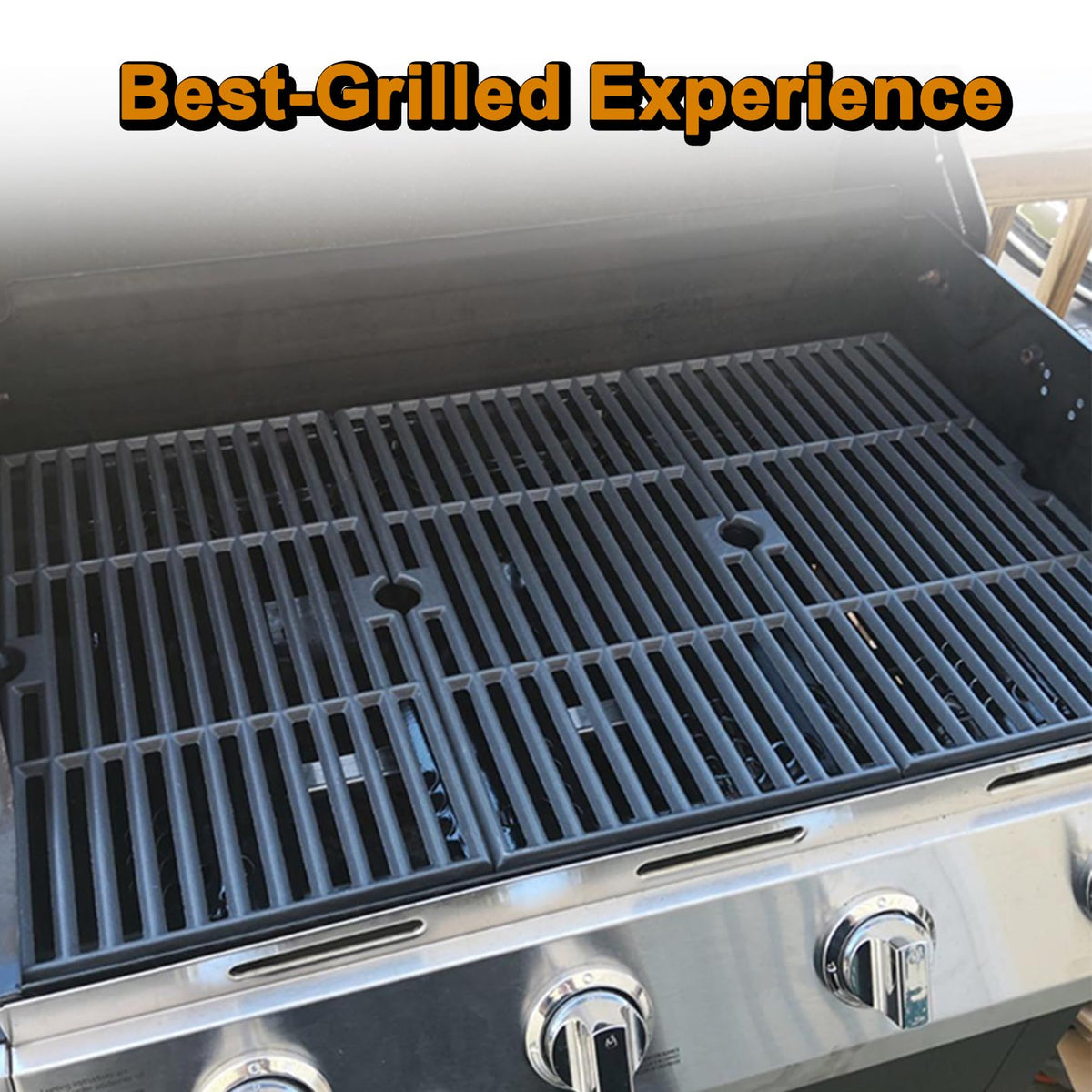 Grill Valueparts 463436213 grate installed for even sear marks and consistent heat