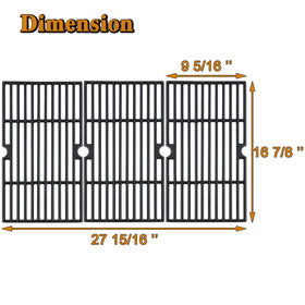 Grill Valueparts 463436215 grate with enamel coating for durable use