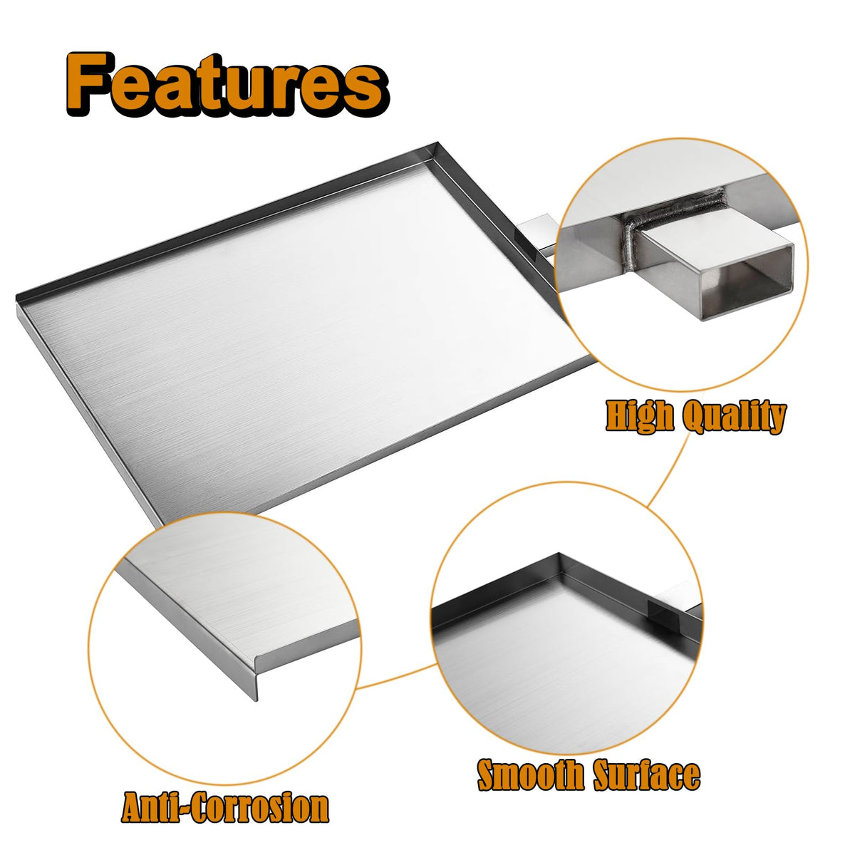 Grill Valueparts BBQ055 replacement tray fits compatible Traeger models with easy install