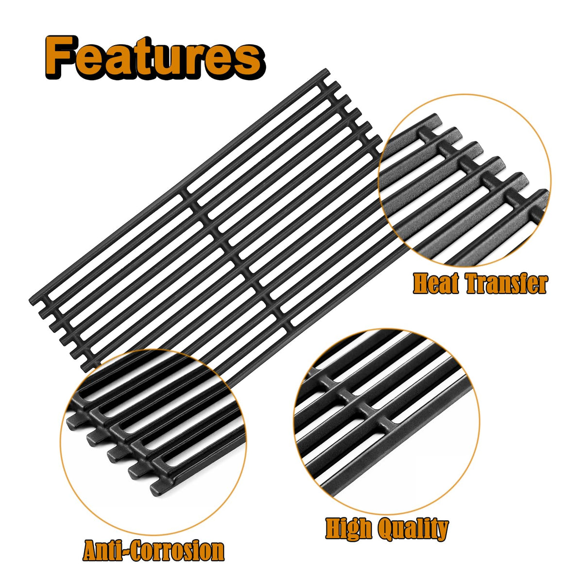 Grill Valueparts compatibility with Charbroil 3-Burner models for easy replacement.