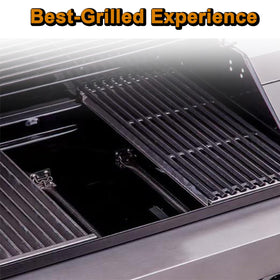 Grill Valueparts stainless steel emitter plates show long-lasting durability.