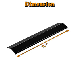 Grill Valueparts heat deflector three-piece kit seen from top view.