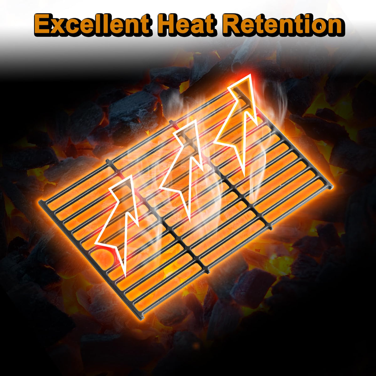 Grill Valueparts heat diffusion reduces hot spots for even cooking
