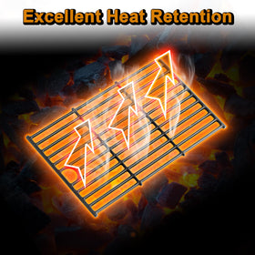 Grill Valueparts heat diffusion reduces hot spots for even cooking