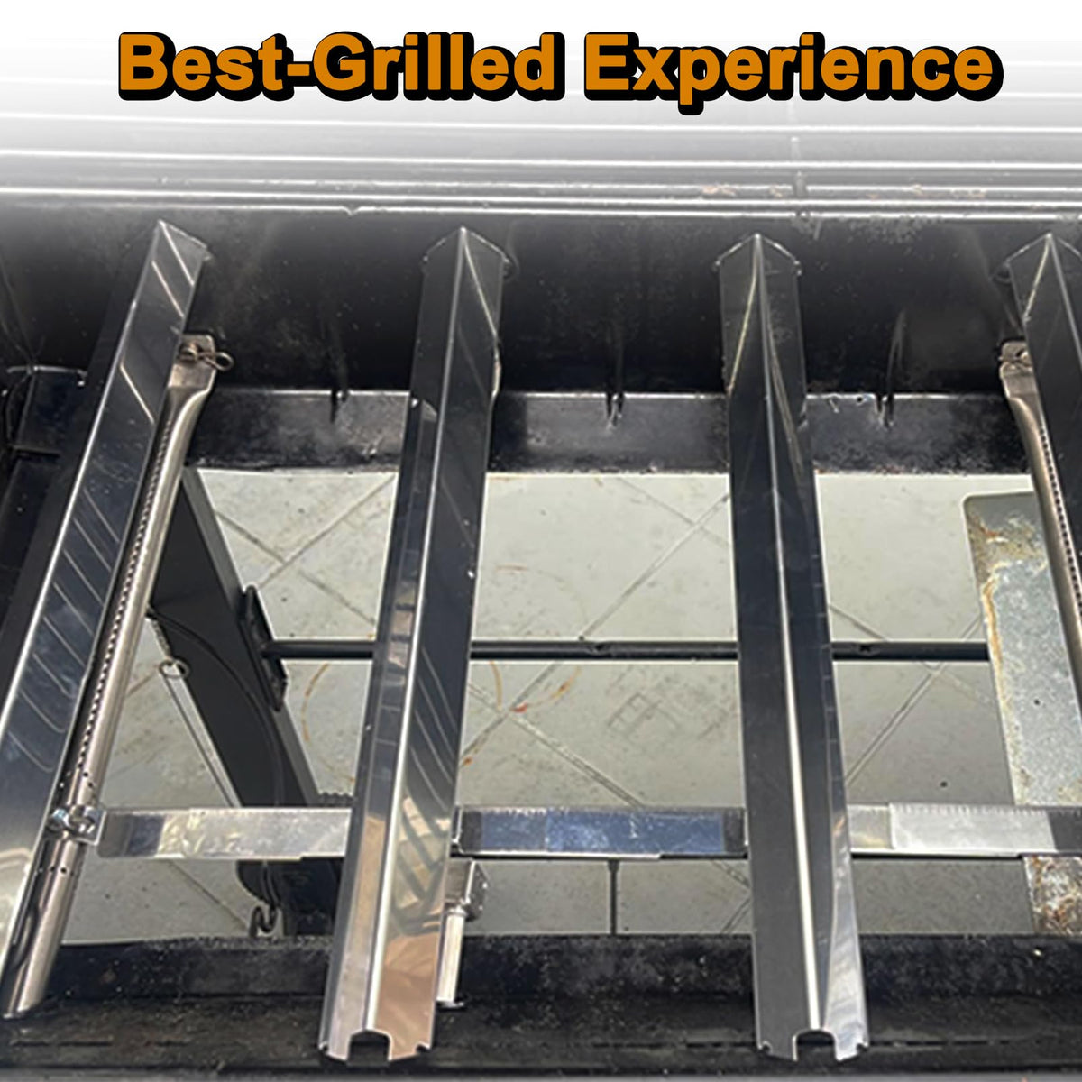 Grill Valueparts heat plate set for Charbroil, four-pack durability and heat retention