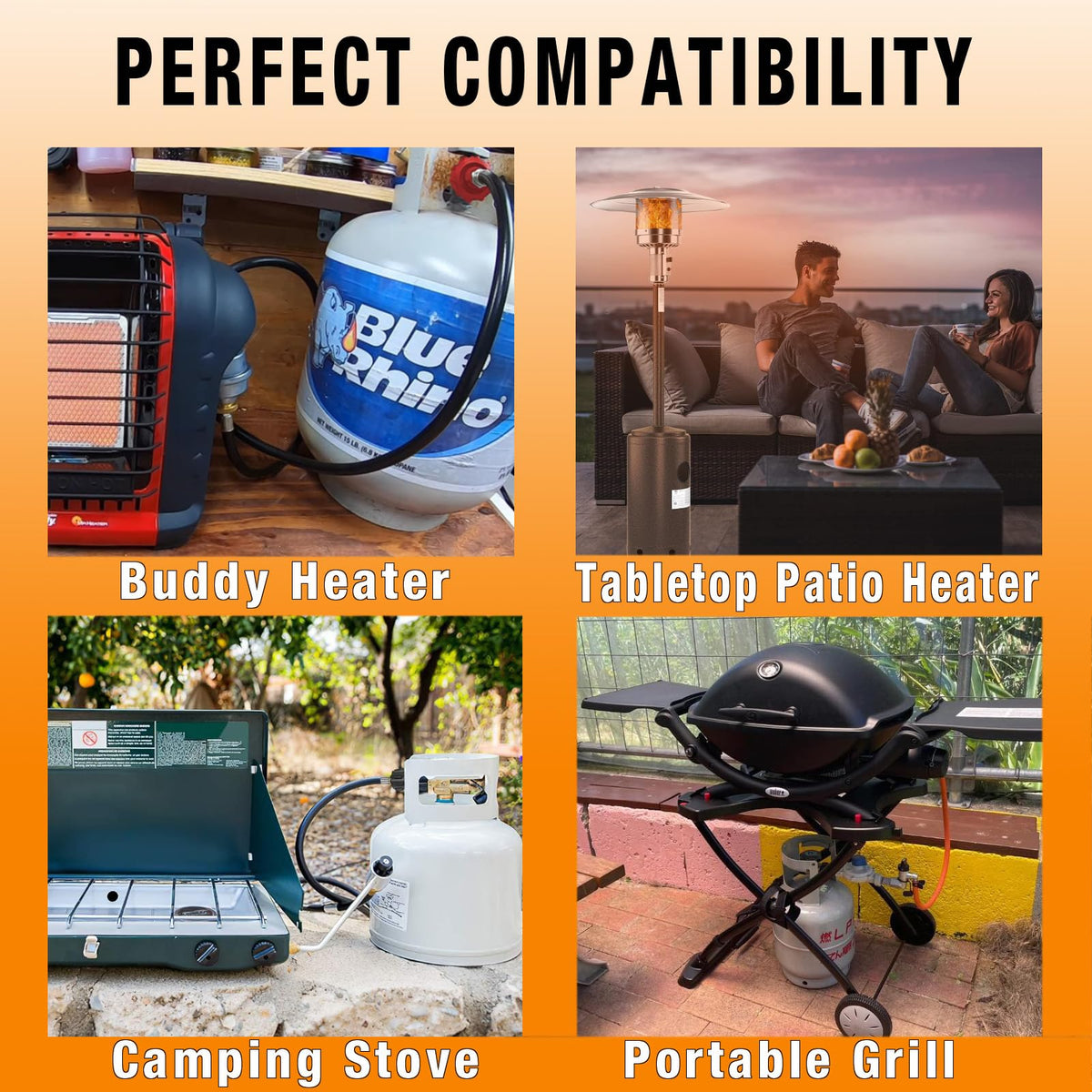 GrillAce weatherproof hose built for durable outdoor use