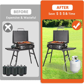 GrillAce Weber Q compatibility hose expands grilling setup options