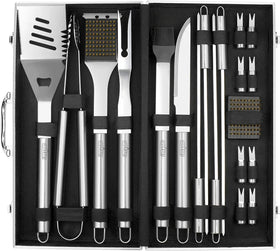 GRILLART aluminum storage case keeps tools organized and portable