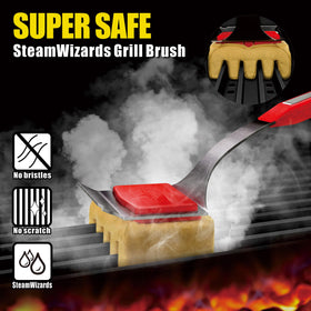 GRILLART deep-reach 360-degree cleaning around grill bars