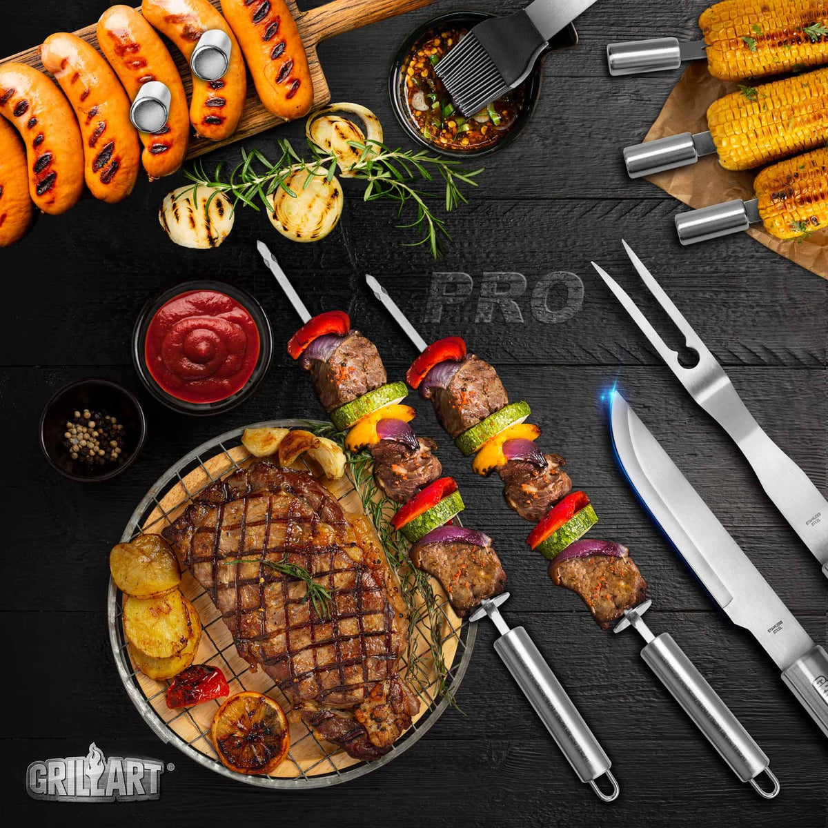 GRILLART heat-resistant design for safe grilling sessions