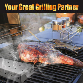 GRILLART versatile compatibility with gas, charcoal, and pellet grills