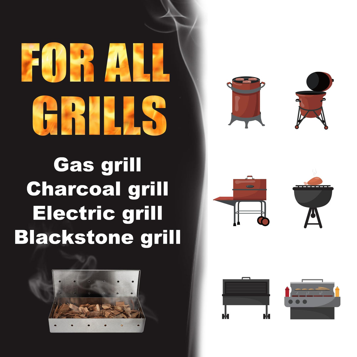 GRILLART wood chips infuse savory smoke for richer BBQ