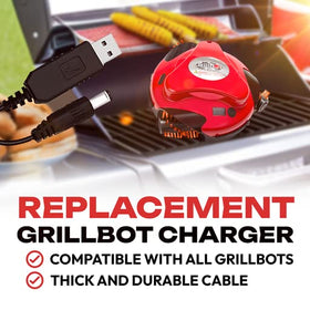 Grillbot USB charger with durable design for long-lasting use