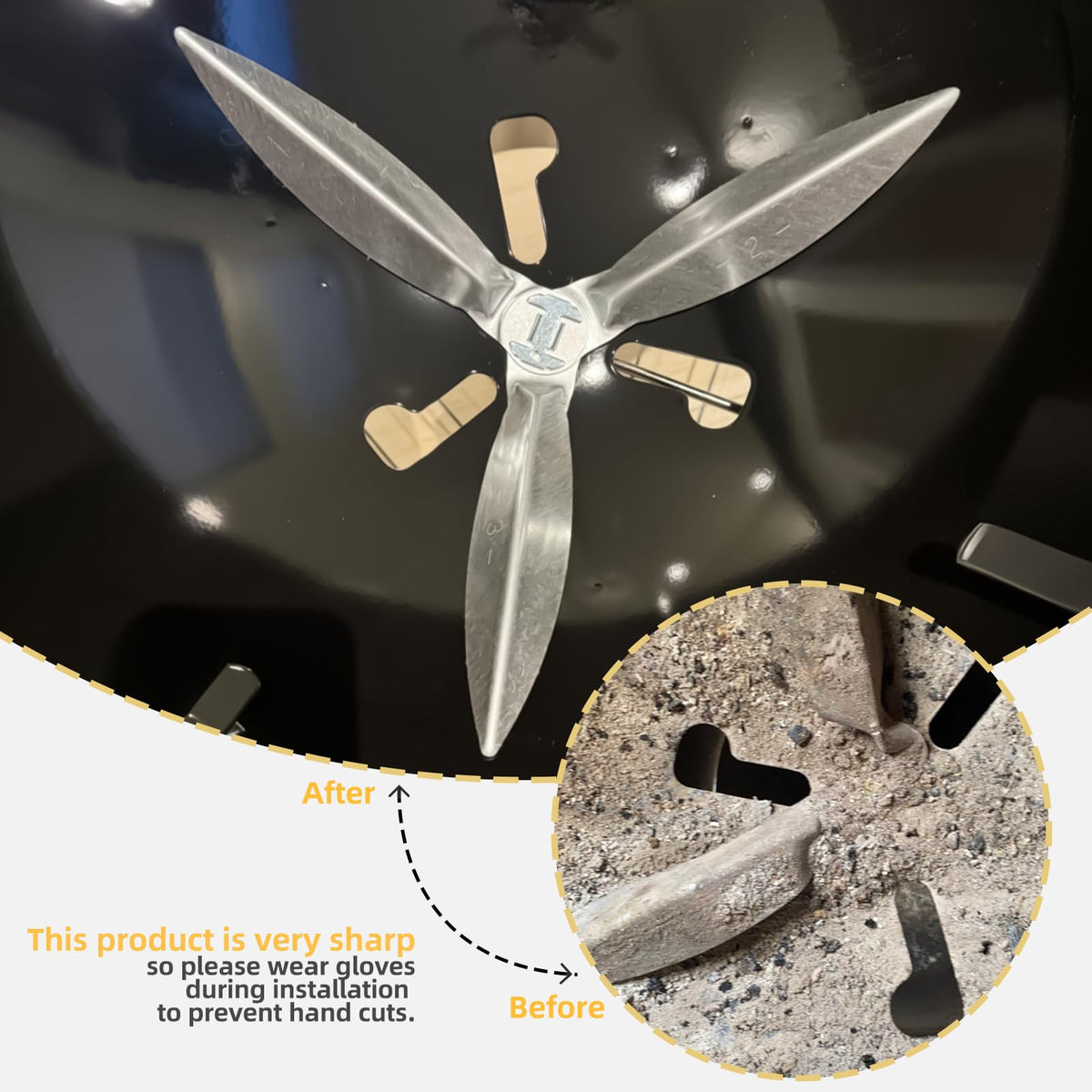 Grilleroy adjustable damper blades enable precise air control and temperature management.