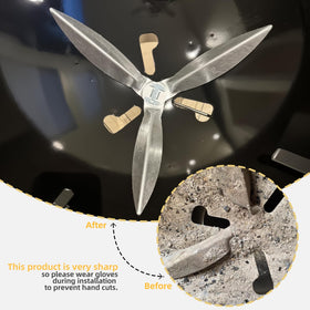 Grilleroy adjustable damper blades enable precise air control and temperature management.