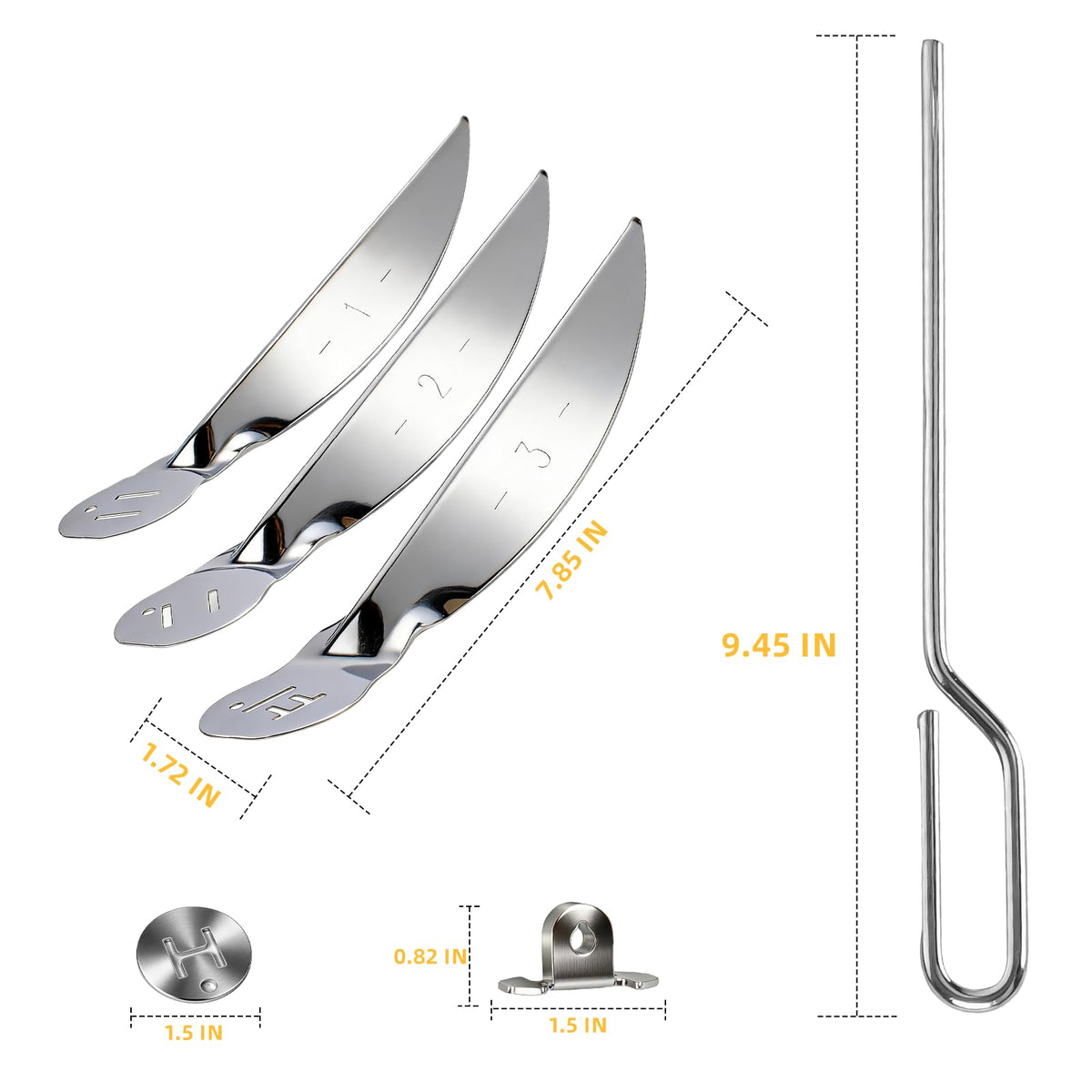 Grilleroy stainless steel construction highlights durability and rust resistance.