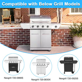 Grillfired Nexgrill 720-0888S flame-tamers deliver even flame distribution.