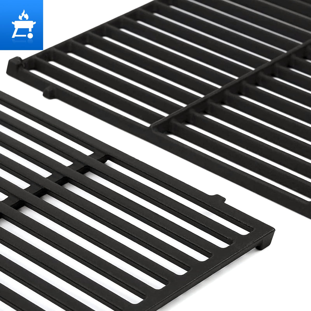 17.5 x 10.2 inch grate dimension shown for precise fit.