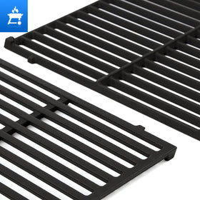 17.5 x 10.2 inch grate dimension shown for precise fit.