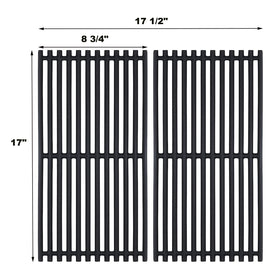 Grillflame Charbroil Tru Infrared 2B grates closeup showing heat resistance