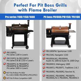 Grillflame flame broiler slide bottom kit shown for quick replacement and consistent fit