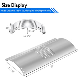 Grillflame flame broiler slider cover enables indirect heat for versatile grilling