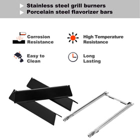 Grillflame porcelain-steel flavorizer bars resist rust and wear