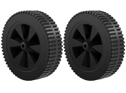 Grillflame G437-0037-W1 7-inch wheel side view for smooth Charbroil mobility