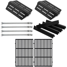 Grillflame Genesis E-330 parts pack shown for Weber replacement, quick restoration.