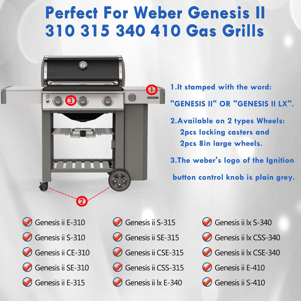Grillflame Genesis II E-310 igniter module ready for replacement