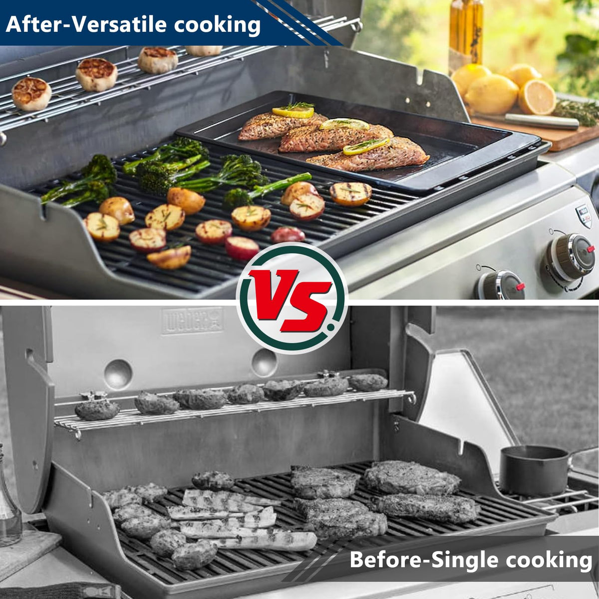 Grillflame Genesis side-control griddle expands grill options