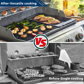 Grillflame Genesis side-control griddle expands grill options