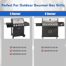 Grillflame heat plates protect burners and trap drippings