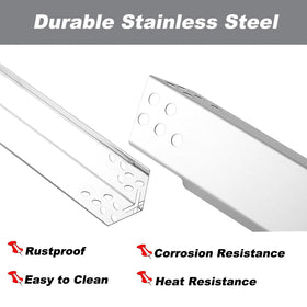 Grillflame heat tent surface after grilling shows easy clean steel surface