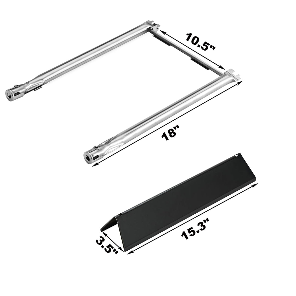 Grillflame Spirit E-210 burner tubes kit for durable performance
