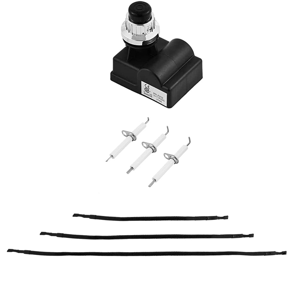 Grillflame TS-IG3007 ignitor kit for Pit Boss Memphis Ultimate 4-in-1 with quick ignition.