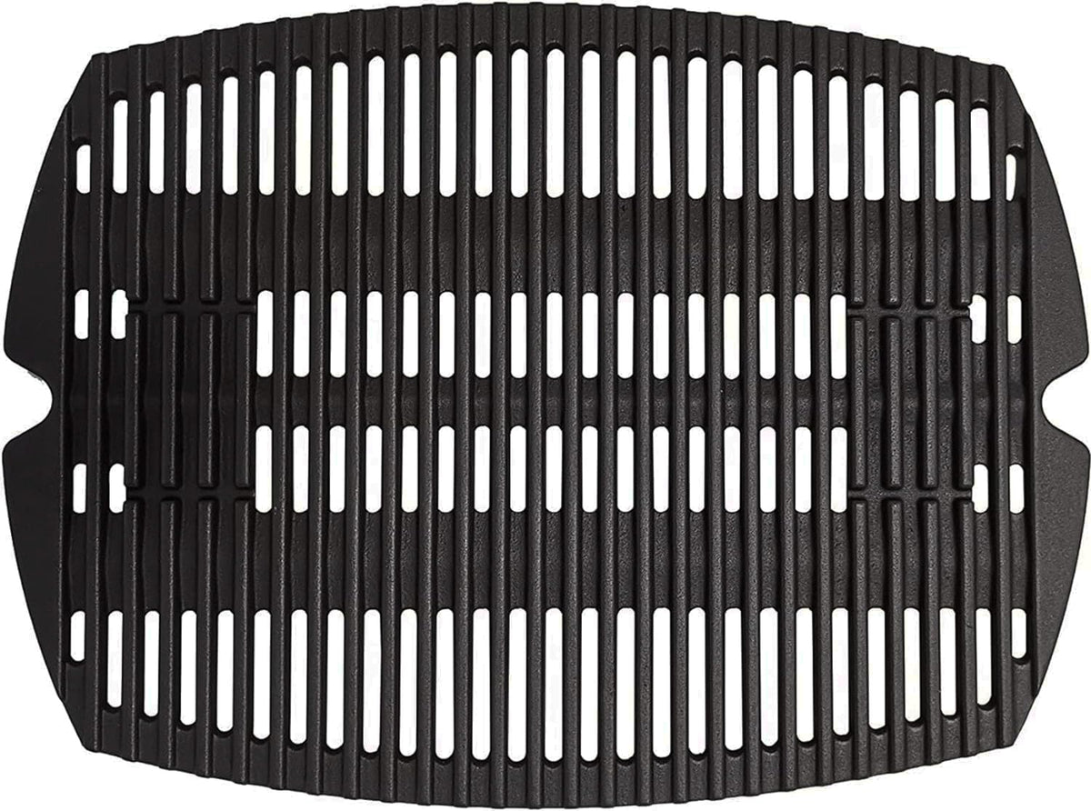 Grillflame Weber q1000 grate one-piece: stable heat and simple installation.