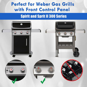 Grillflame Weber Spirit 3 burner parts shown for easy compatibility upgrades.