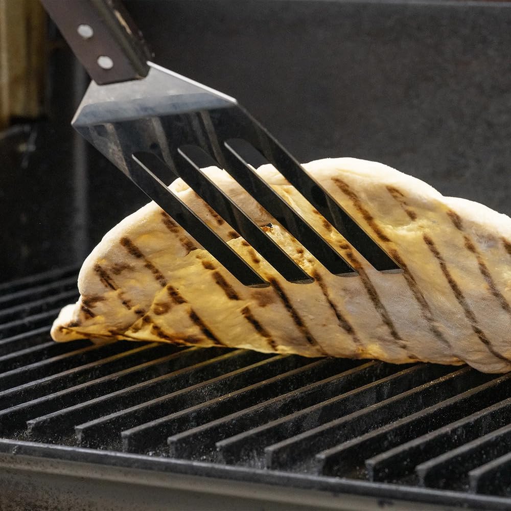 GrillGrate food-lift-safely helps prevent sticking during cooking