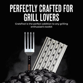 GrillGrate bbq-tool-multiuse designed to lift, flip, and clean