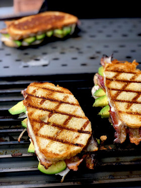 GrillGrate Sear Station even heat demonstrated across grilling surface