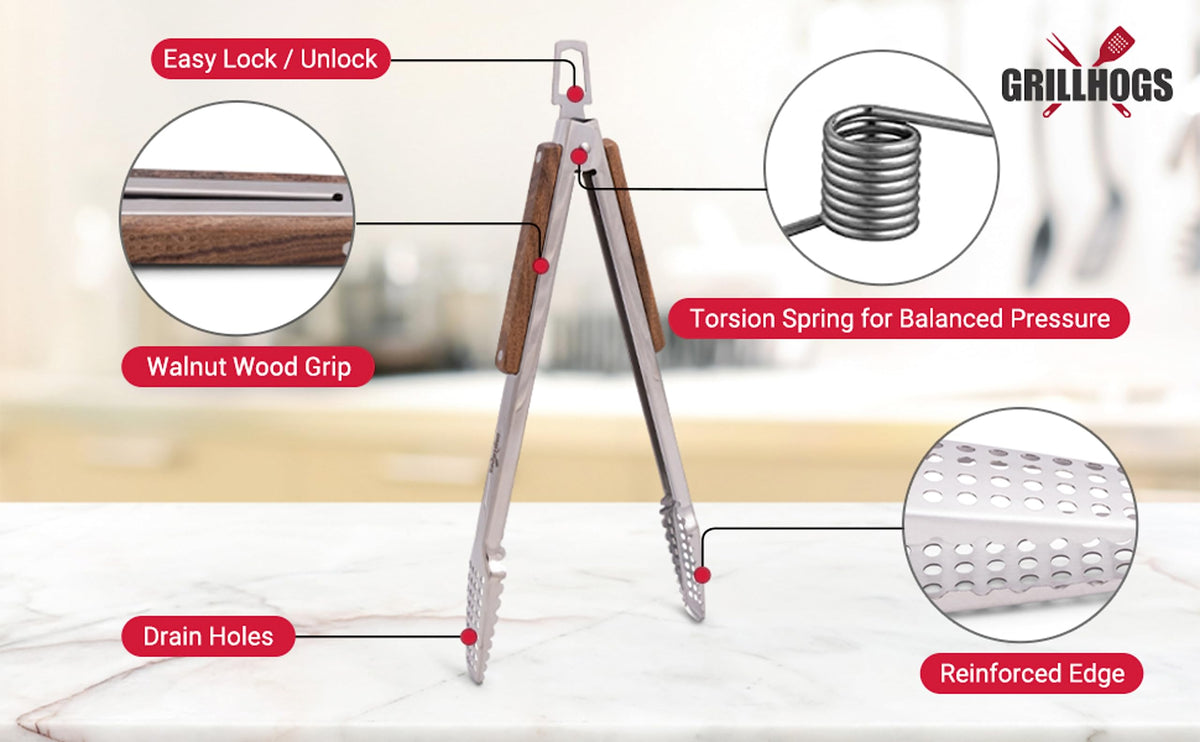 GRILLHOGS premium grilling tool elevates any backyard barbecue setup.