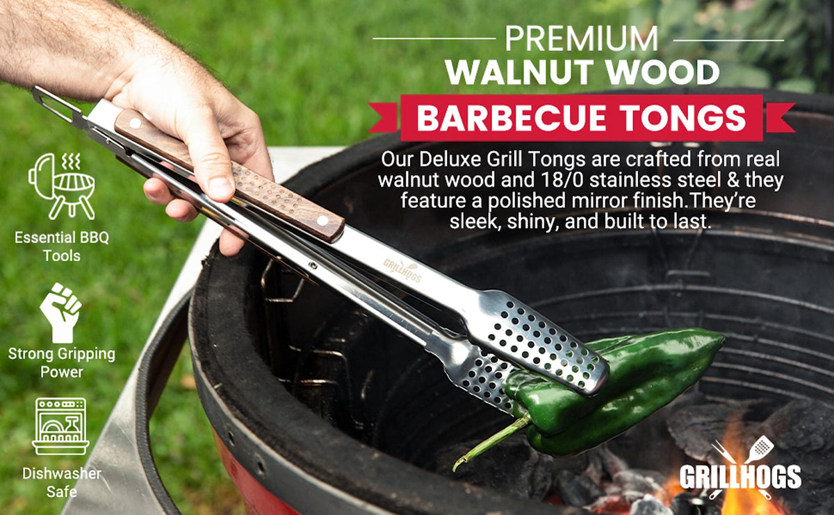 GRILLHOGS torsion spring delivers smooth, controlled lifting and turning on the grill.