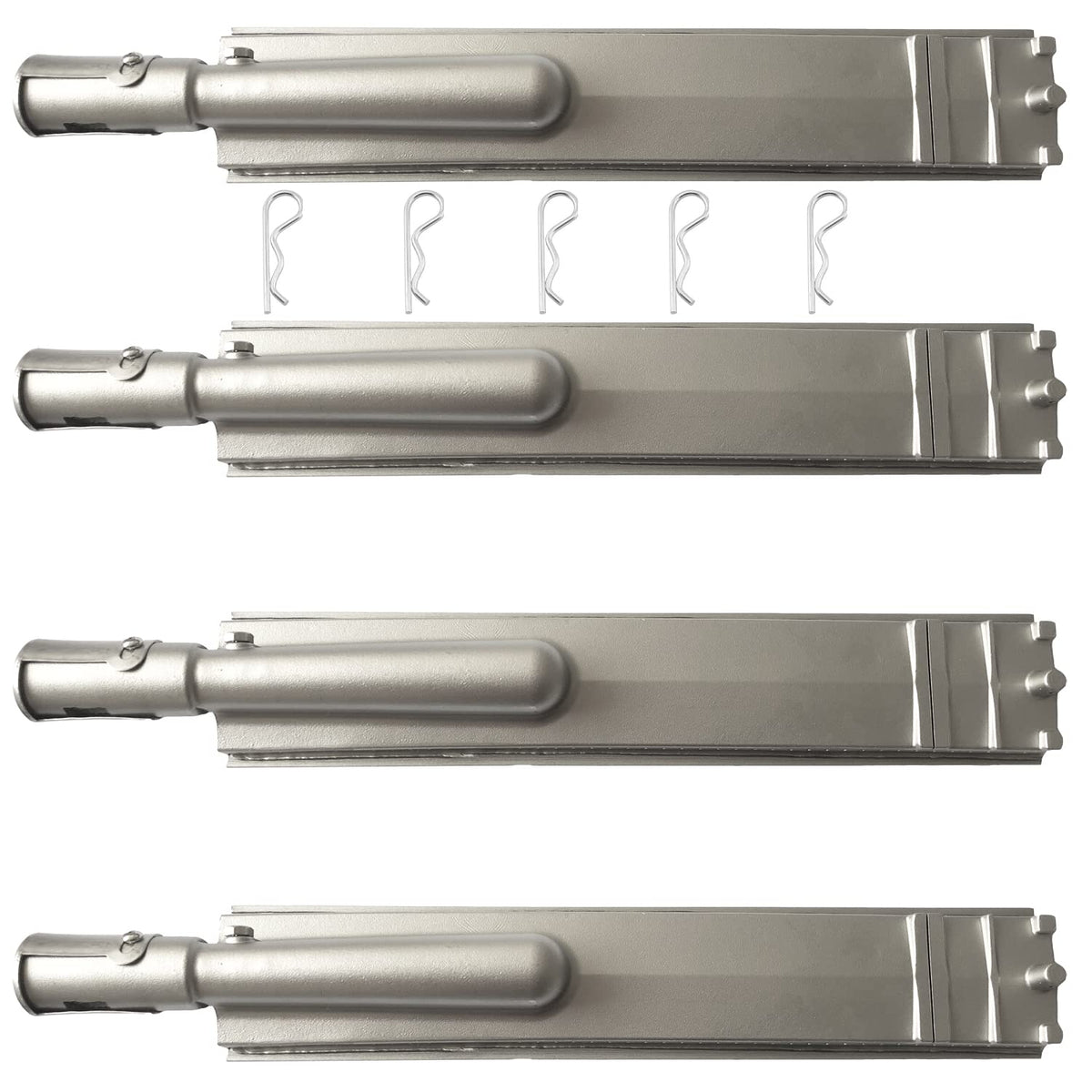 GRILLJOB four-pack Bull-compatible cast stainless burners with durable build