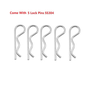 GRILLJOB four-burner set with five lock pins for installation