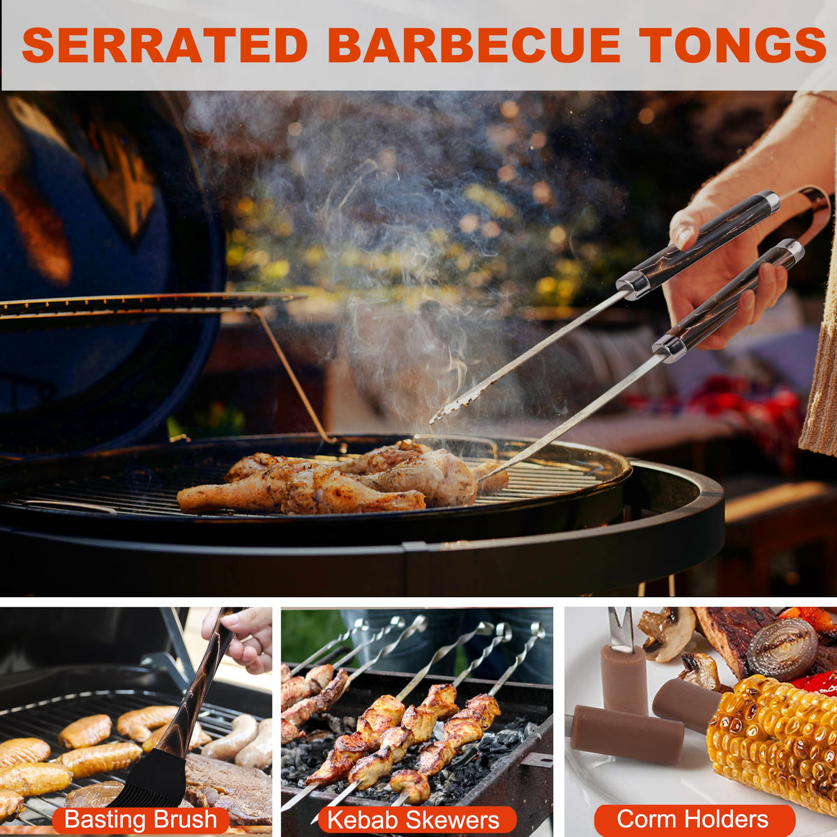 Grilljoy dishwasher-safe tools simplify cleanup after backyard barbecues