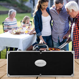 Grilljoy tools feature hanging holes for easy drying and storage