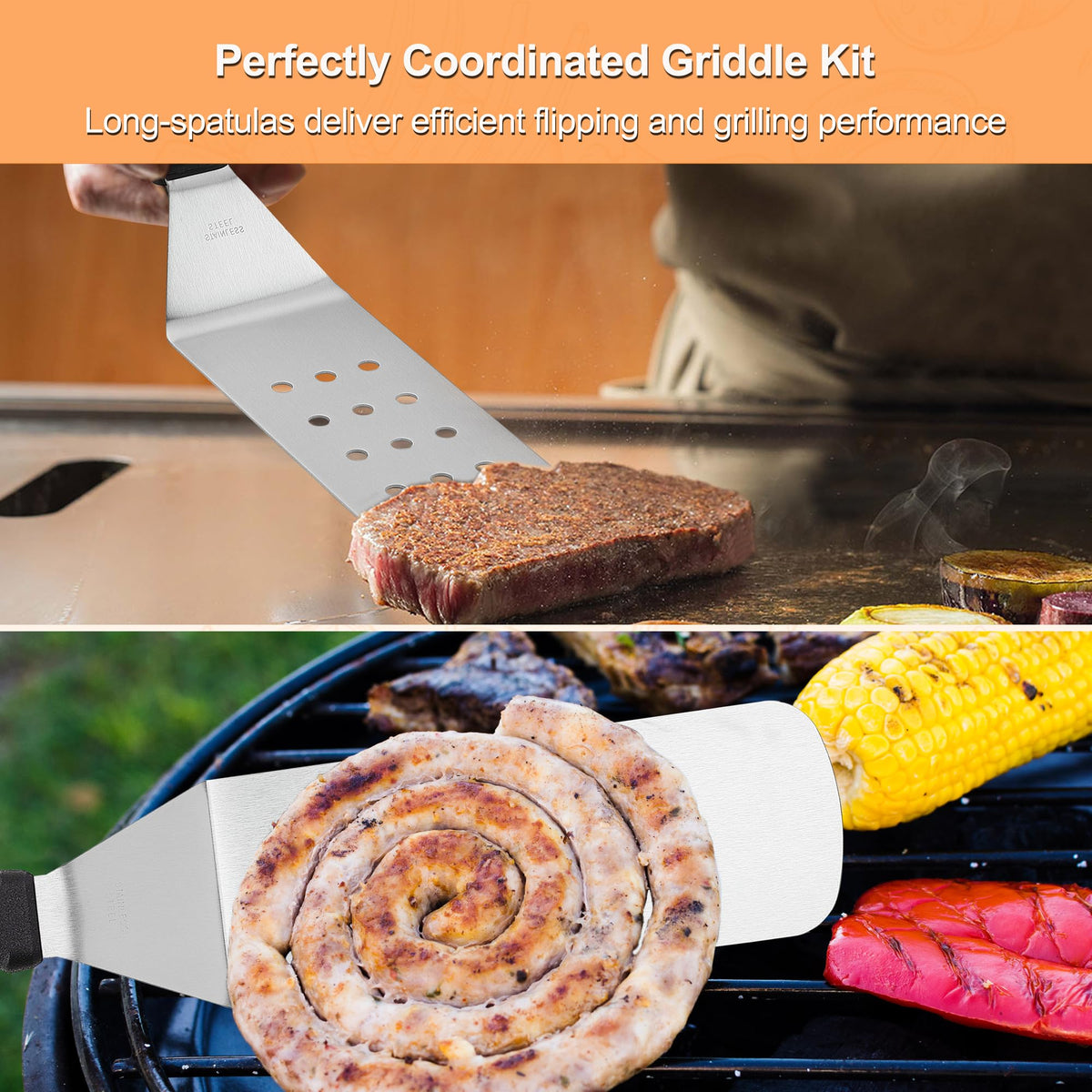 Grilljoy silicone oil paper offers non-stick protection during cooking