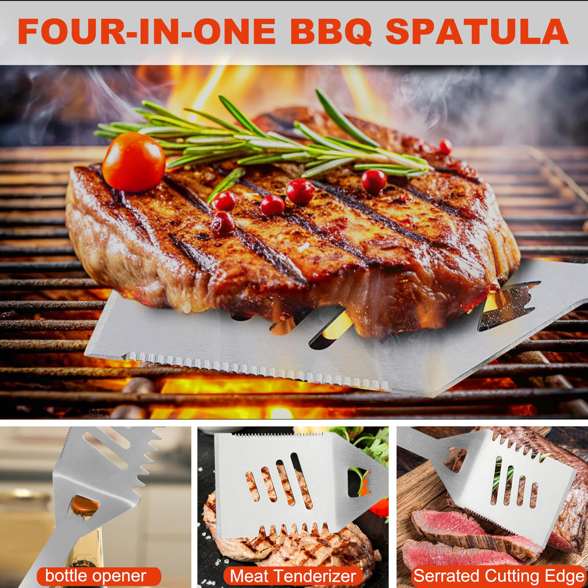 Grilljoy stainless steel construction delivers durability and reliable performance