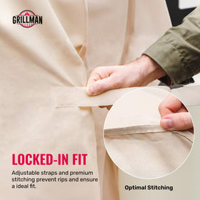 Grillman easy-slip-on design – secure fit for quick seasonal protection.